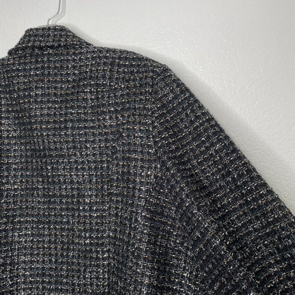 Lane Bryant Black and White Tweed Blazer - Picture 6 of 13